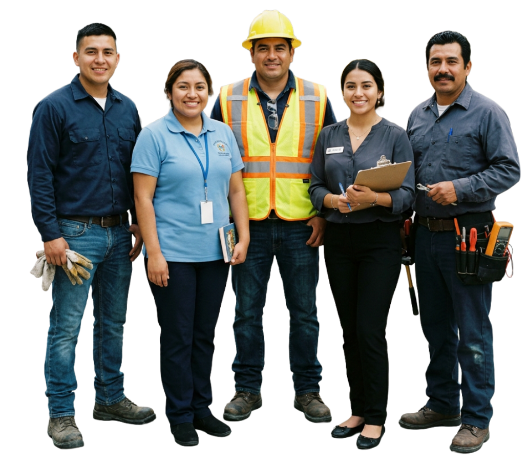 Equipo capacitado empresa segura