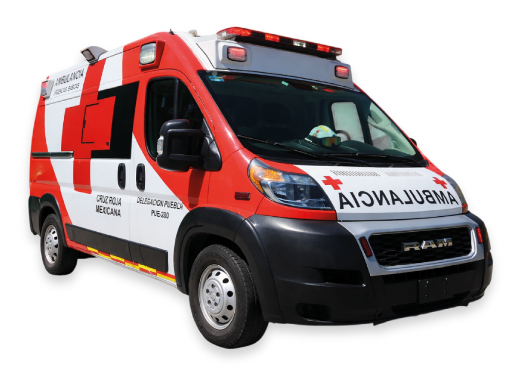 Ambulancia Cruz Roja Puebla